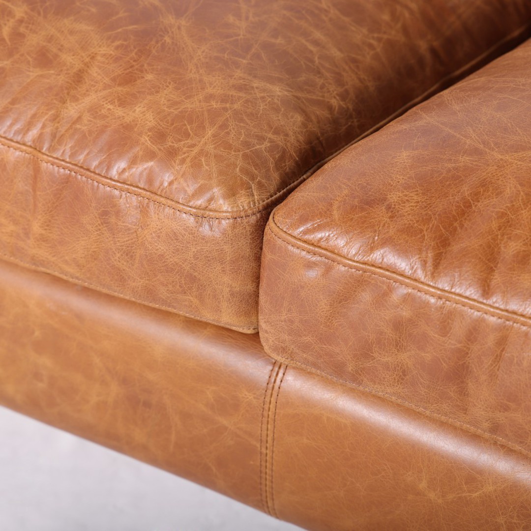 Cambridge 3 Seater Leather Sofa image 6